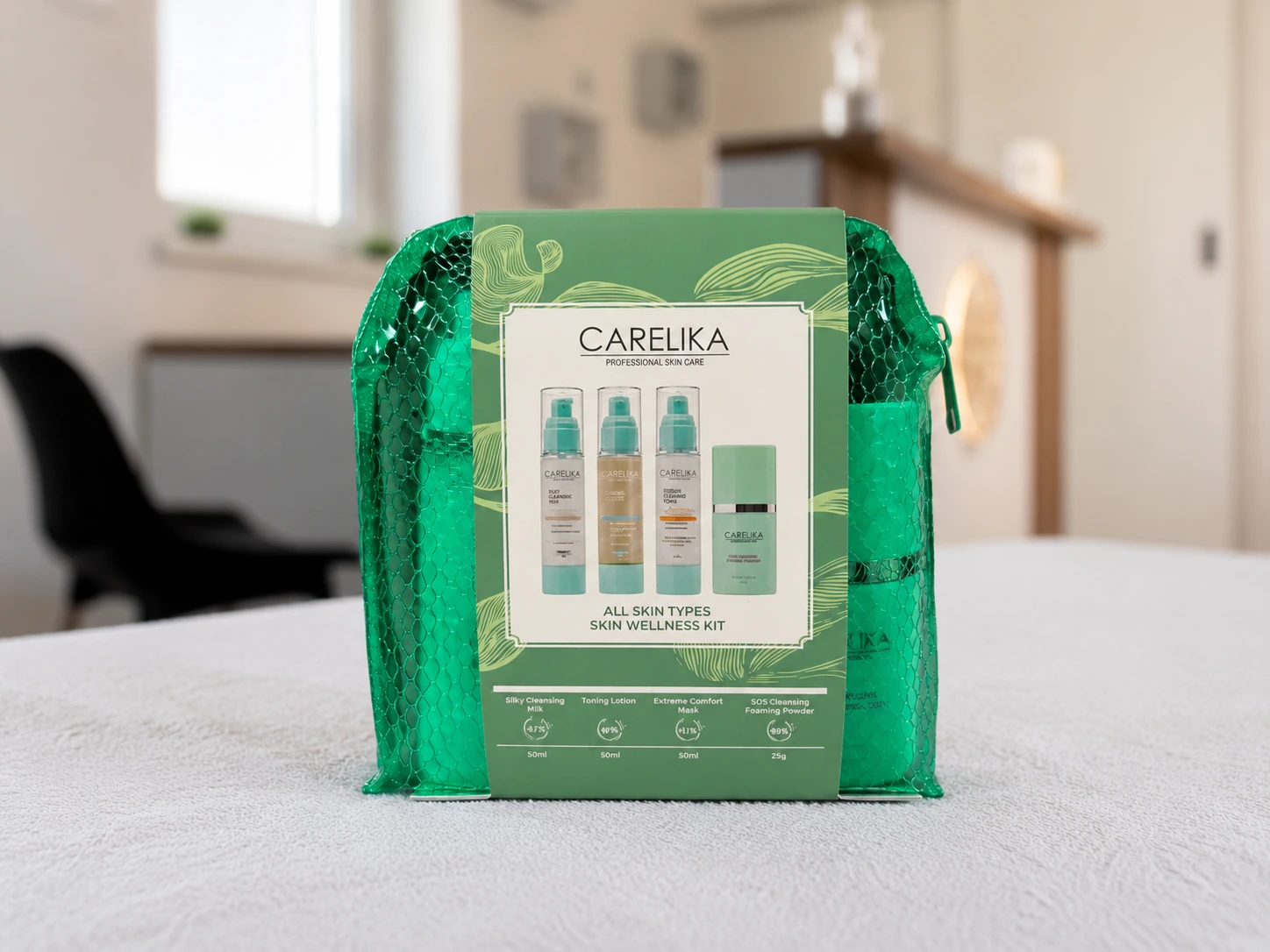 CARELIKA SET v kosmetické taštičce